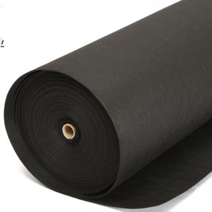 1MM黑色演出服无纺布创意制作毛毡加厚戟绒布 针刺无纺布