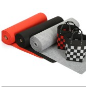 1MM黑色演出服无纺布创意制作毛毡加厚戟绒布 针刺无纺布