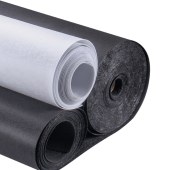 1MM黑色演出服无纺布创意制作毛毡加厚戟绒布 针刺无纺布