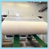 SS白色无纺布尿裤拉拉裤卫生巾原材料可制纺粘PP布