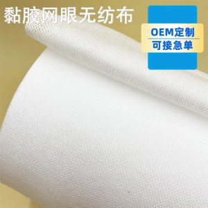 黏胶网眼水刺无纺布一次性洗脸巾化妆棉原材料加厚水刺无纺布