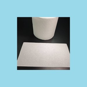 苏州美森木浆天丝可冲散蜗牛纹路浪花纹路压花湿厕纸原材料无纺布