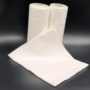 木浆涤纶高摩擦水刺无纺布丝瓜布工业擦拭布双层复合木浆布