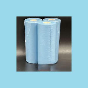 三抗木浆水刺布医用手术衣手术洞巾原料卷材拒水木浆水刺无纺布