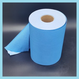 木浆涤纶水刺布电子擦拭除尘纸无尘纸原料工业擦拭纸工业大卷纸