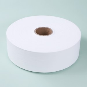 工厂供应热风无纺布卷材哑光压缩es热风棉无纺布过滤棉热轧无纺布